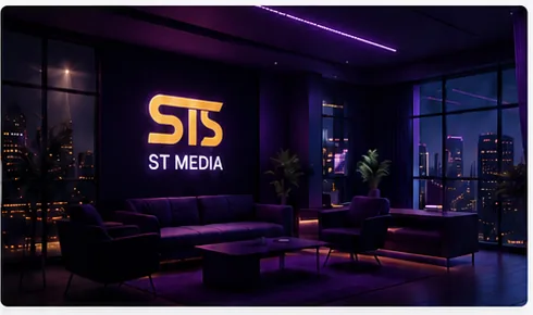 STS Media brand environment